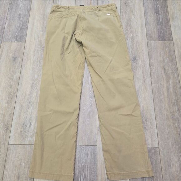 The North Face Nobel Stretch Pant khaki tan Womens Size 12 Roll Up - Picture 2 of 15
